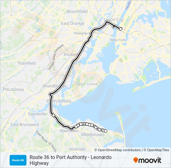 Mapa de 602 de autobús