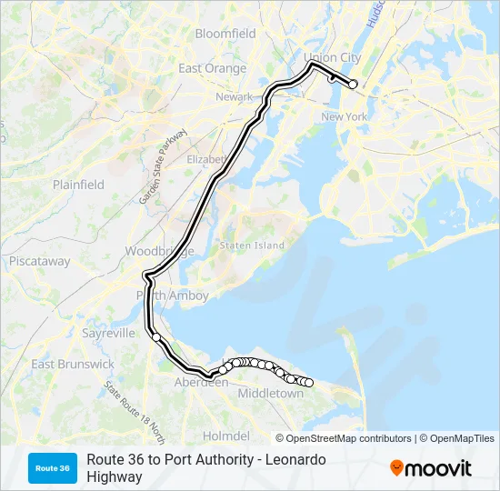 602 Bus Line Map