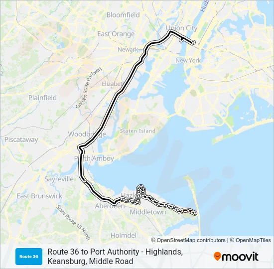 602 Bus Line Map