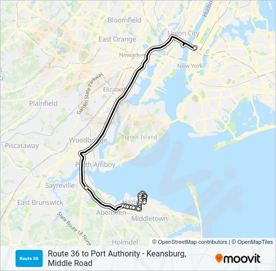 602 Bus Line Map