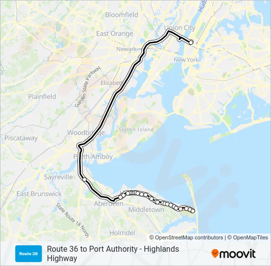 602 Bus Line Map