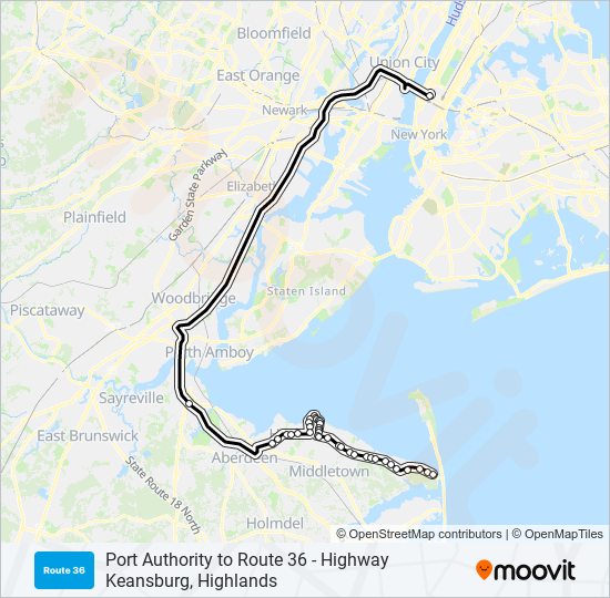 Mapa de 602 de autobús