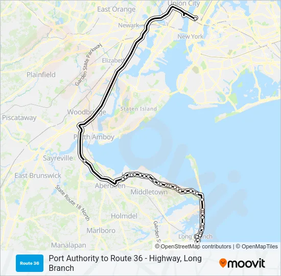 602 Bus Line Map
