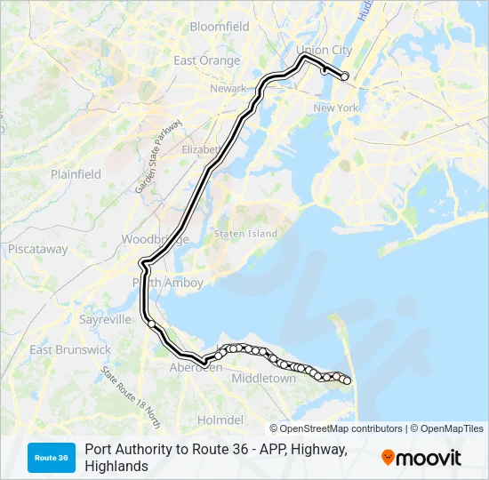 602 Bus Line Map