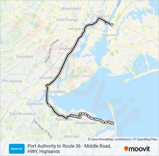 602 Bus Line Map