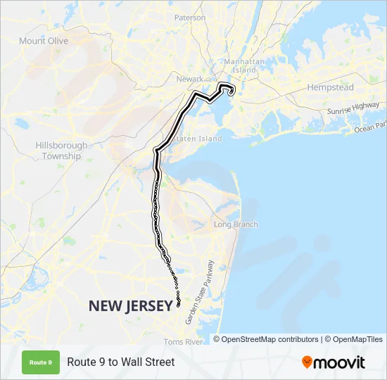 404 Bus Line Map
