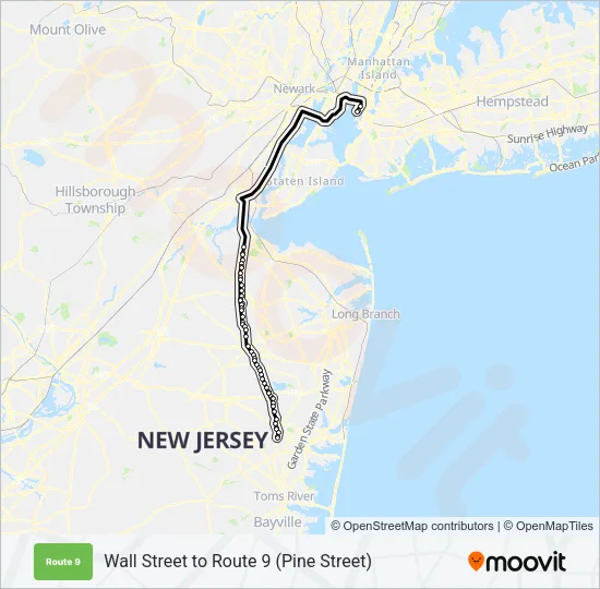 404 Bus Line Map