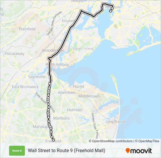 404 Bus Line Map