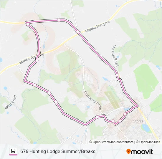 676 Bus Line Map