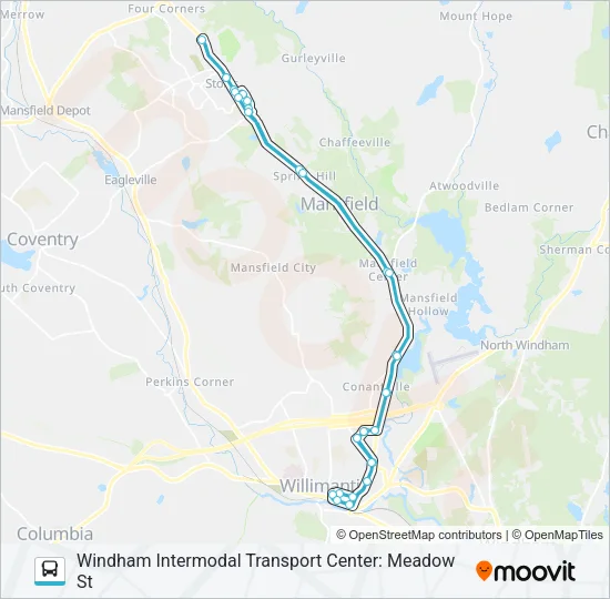 674B Bus Line Map