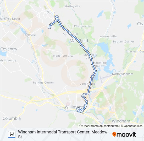 674C Bus Line Map