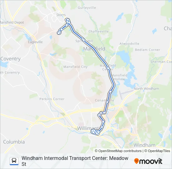 674C Bus Line Map