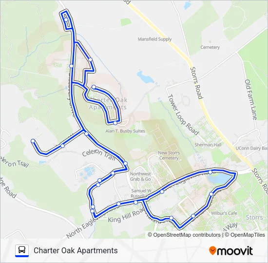 BLPEX Bus Line Map