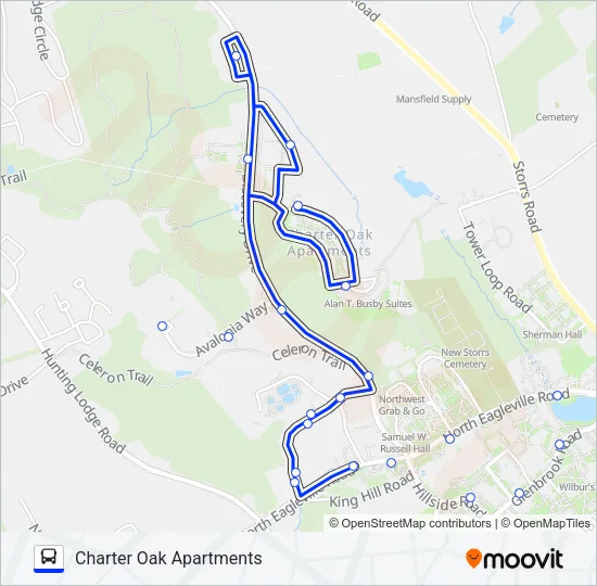 BLPEX Bus Line Map