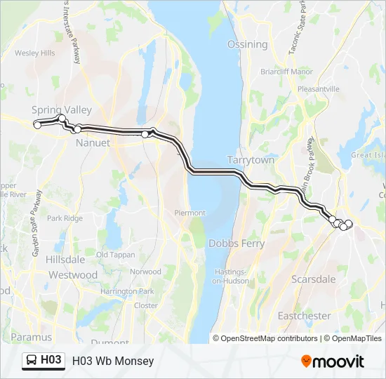 H03 Bus Line Map
