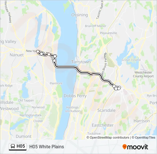 H05 Bus Line Map