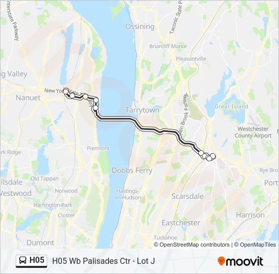H05 Bus Line Map