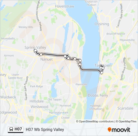 H07 Bus Line Map