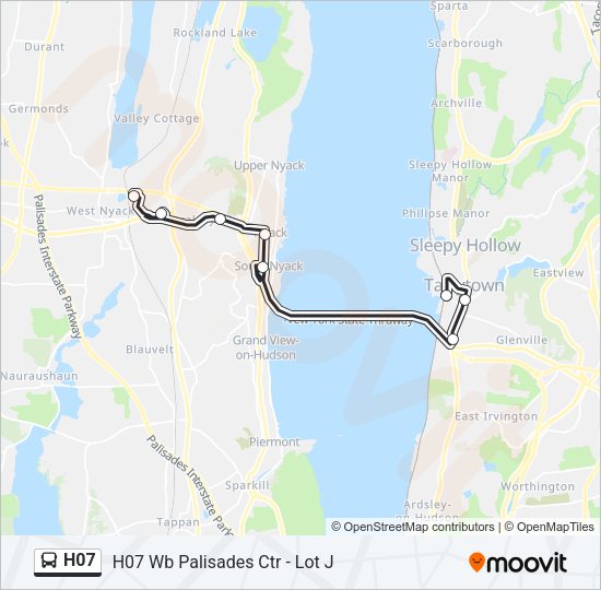 H07 Bus Line Map