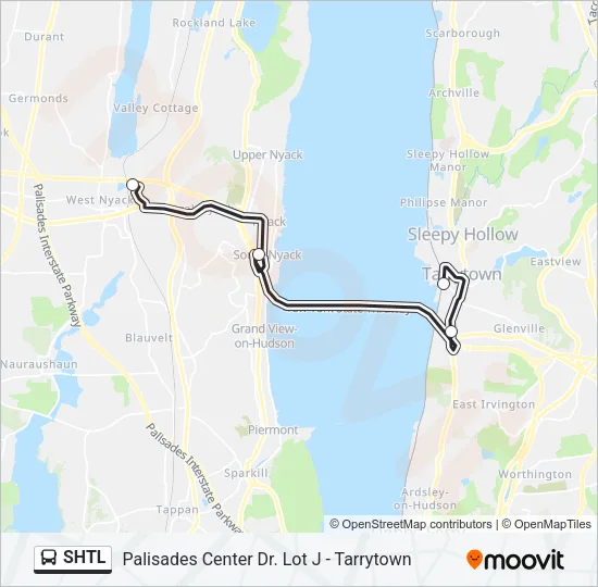 SHTL Bus Line Map