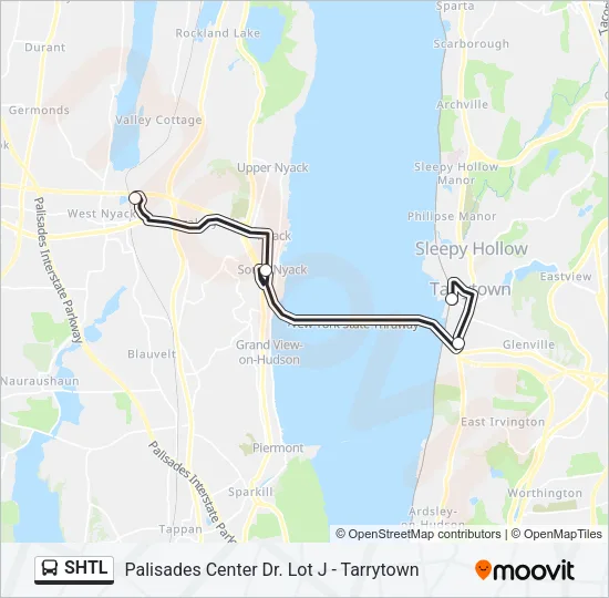 SHTL Bus Line Map