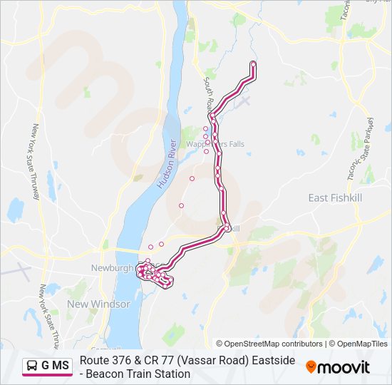 G MS Bus Line Map