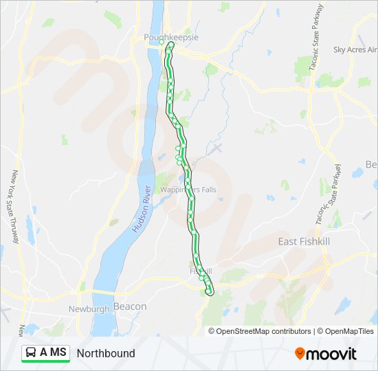 A  MS Bus Line Map