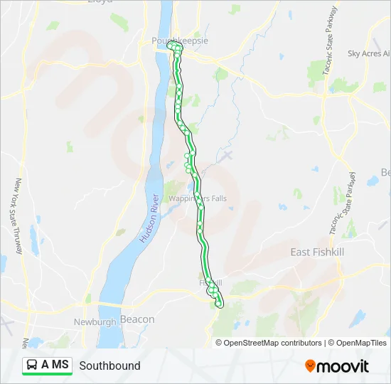 A  MS Bus Line Map