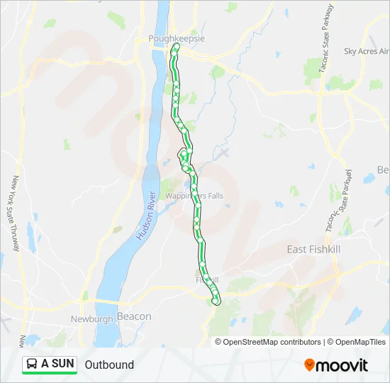 A SUN Bus Line Map
