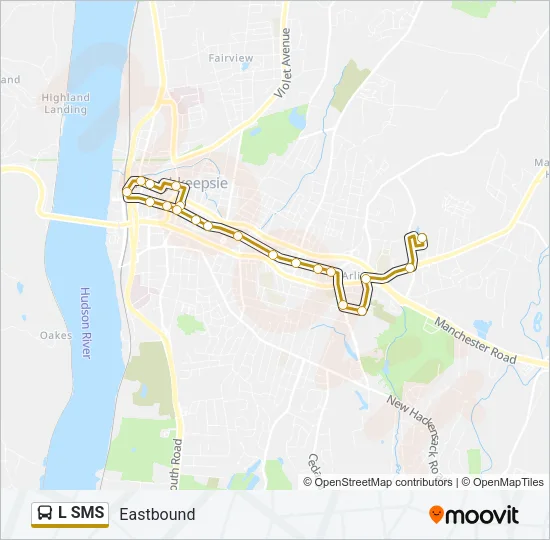 L SMS Bus Line Map