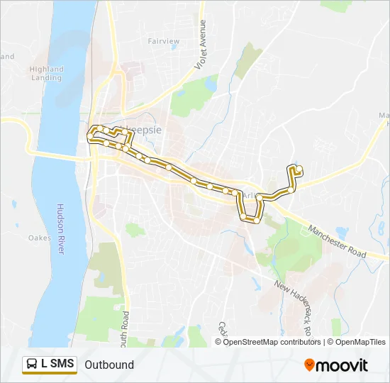 L SMS Bus Line Map