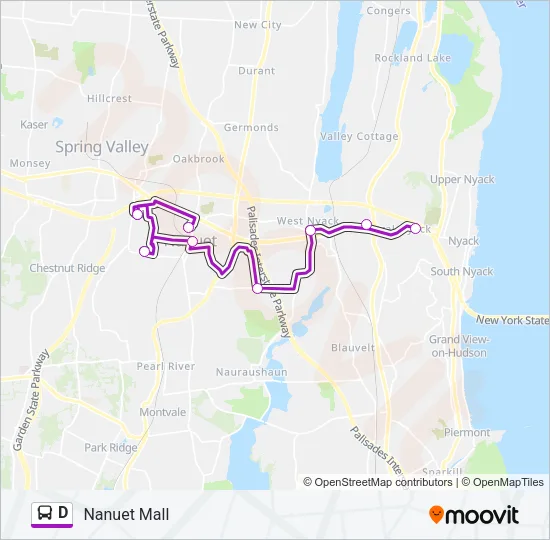 D Bus Line Map