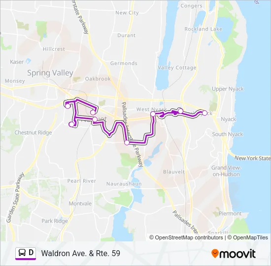 D Bus Line Map