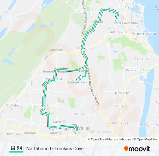 94 Bus Line Map