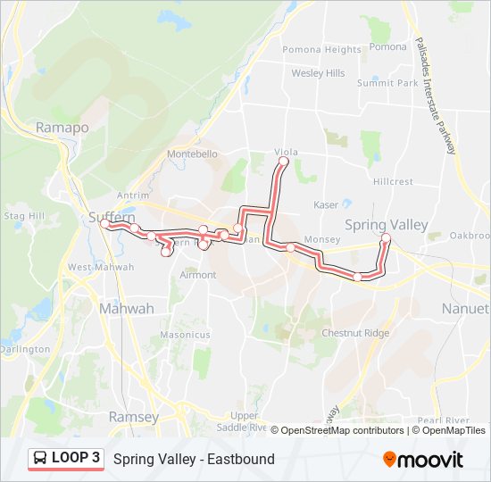 LOOP 3 bus Line Map