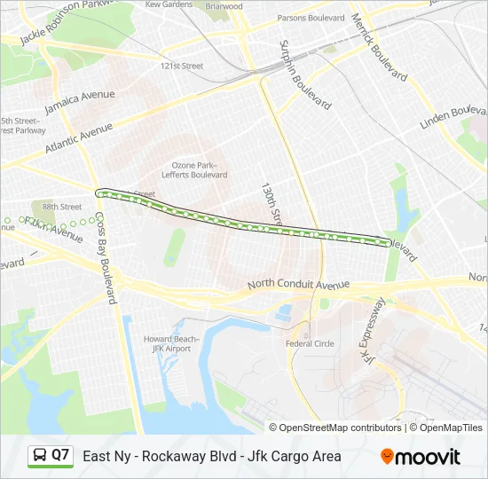 Q7 Bus Line Map