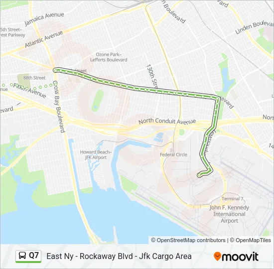 Q7 Bus Line Map