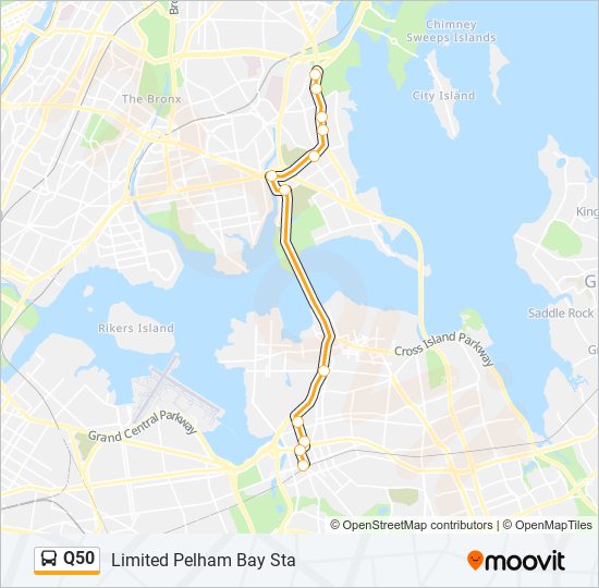 q50 Route Schedules, Stops & Maps Limited Pelham Bay Sta (Updated)