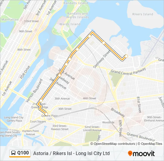 Q100  Line Map