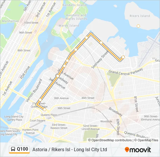 Q100  Line Map