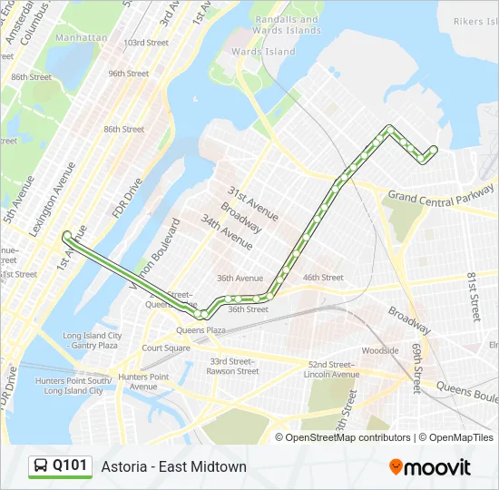 Q101  Line Map