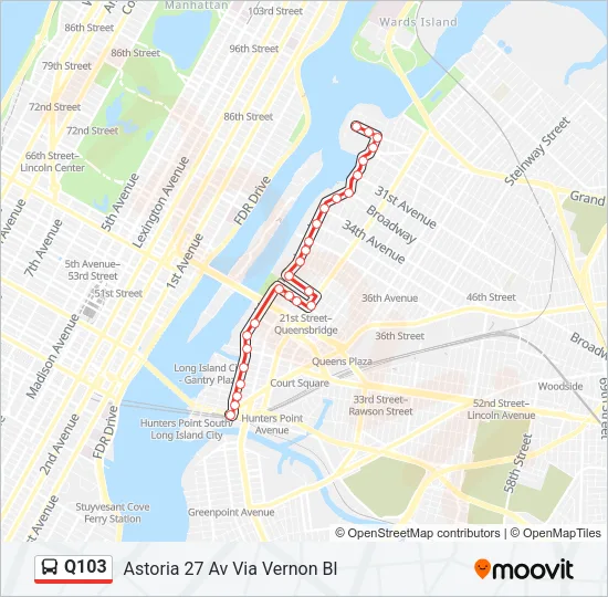 Q103  Line Map
