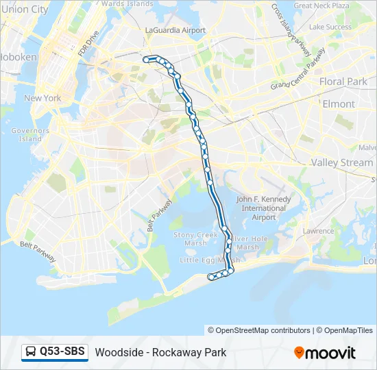 Q53-SBS  Line Map