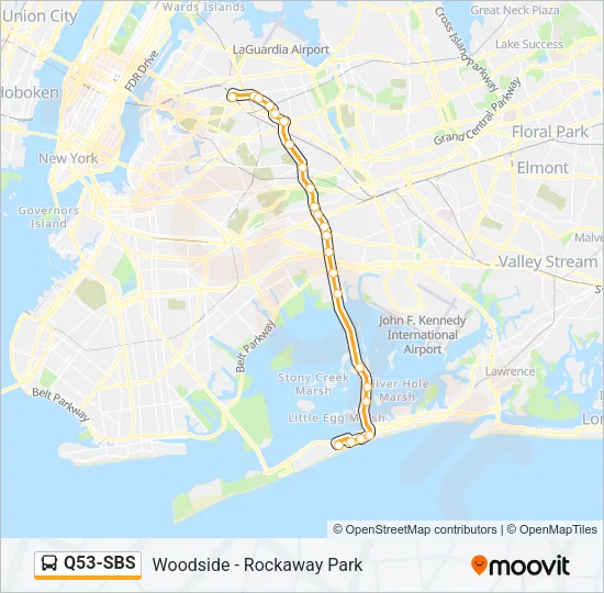 Q53-SBS  Line Map