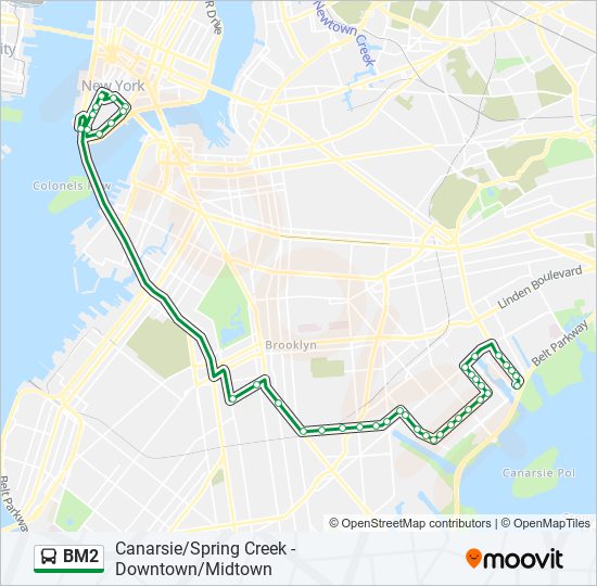 bm2 Route: Schedules, Stops & Maps - Downtown Loop Via Church St Via