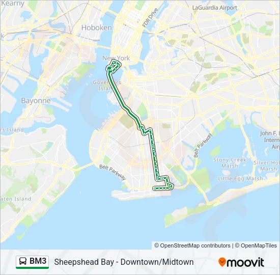 BM3 Bus Line Map