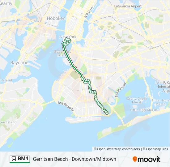 BM4 Bus Line Map