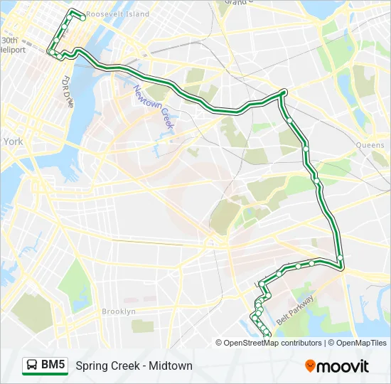 BM5 Bus Line Map