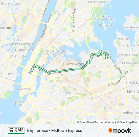QM2 Bus Line Map