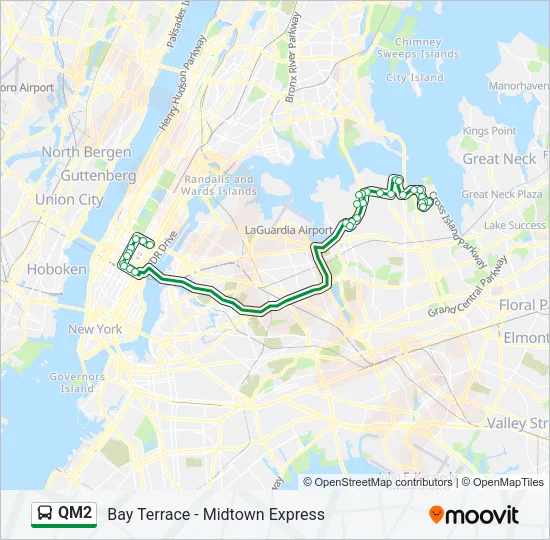 QM2 Bus Line Map